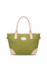 Load image into Gallery viewer, Green Harris Tweed Handbag
