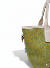Load image into Gallery viewer, Green Harris Tweed Handbag