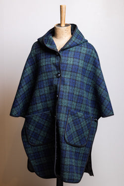 Ladies Harris Tweed Hooded Cape - Style 01 – Harris tweed Carloway 