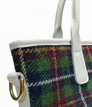 Load image into Gallery viewer, Colourful Checked and Houndstooth Harris Tweed Handbag
