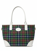 Load image into Gallery viewer, Colourful Checked and Houndstooth Harris Tweed Handbag
