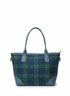 Black Watch Harris Tweed & Leather Handbag