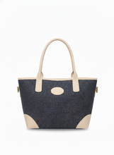 Load image into Gallery viewer, Peacock Harris Tweed &amp; Leather Handbag
