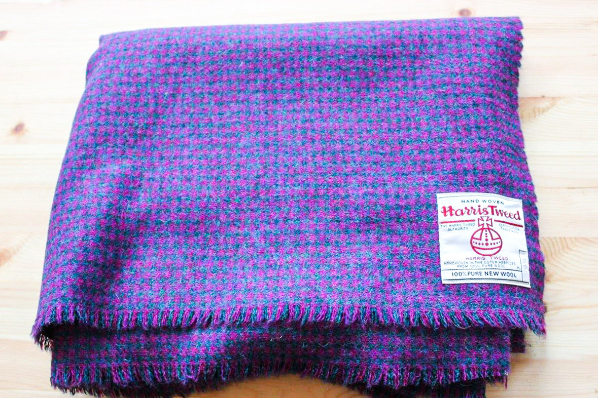 Harris Tweed Blanket 20 – Harris tweed Carloway Mill