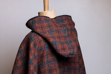 Load image into Gallery viewer, Ladies Harris Tweed Hooded Cape - Style 02
